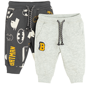 Batman grey and black jogging pants- 2 pack