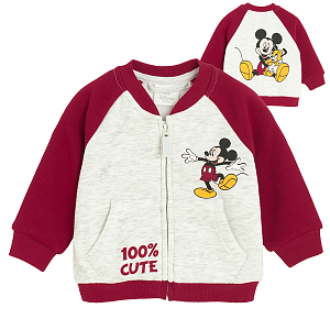 Mickey Mouse zip through sweatshirt