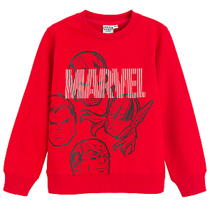 Marvel heroes red sweatshirt