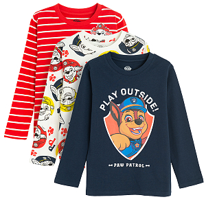 Paw patrol long sleeve blouses- 3 pack