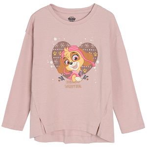 Paw Patrol violet long sleeve blouse