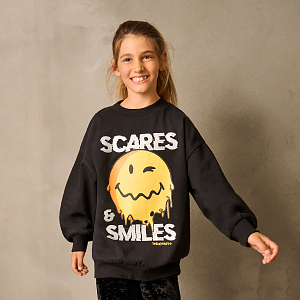 Smiley Halloween black sweatshirt