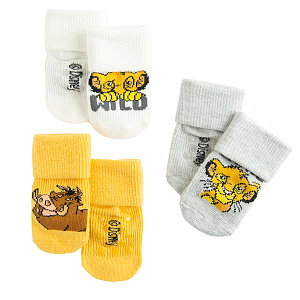 Lion King socks - pack