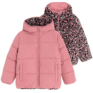 Minnie Mouse pink hooded winter jacket