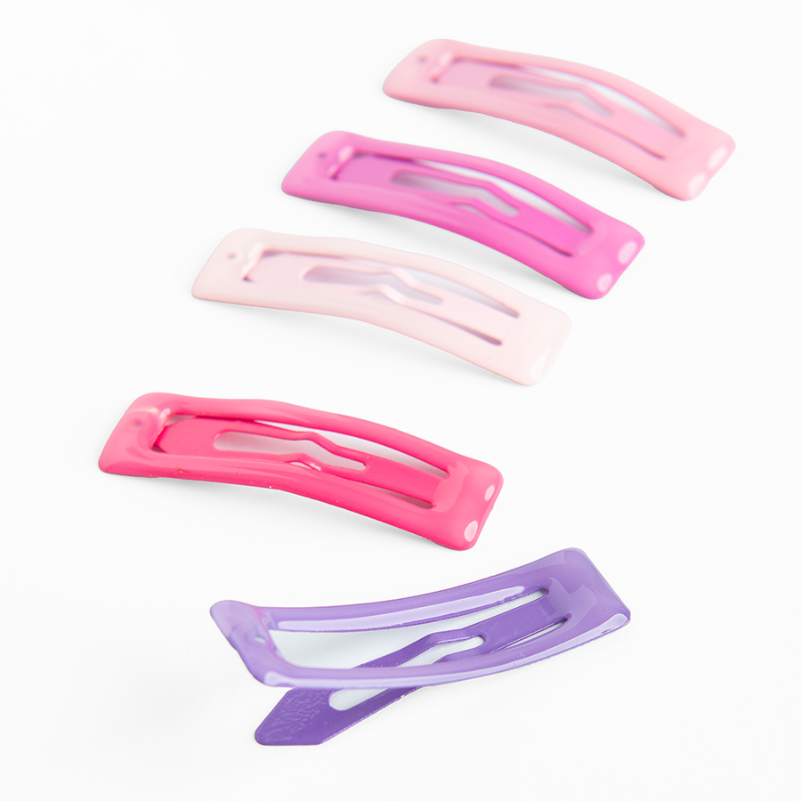 Hair clips pink