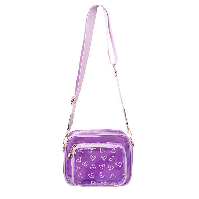 Purple bag transparent