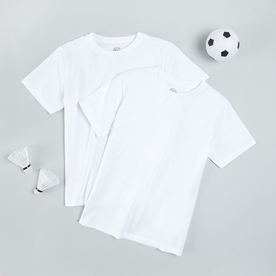 White T-shirts- 2 pack