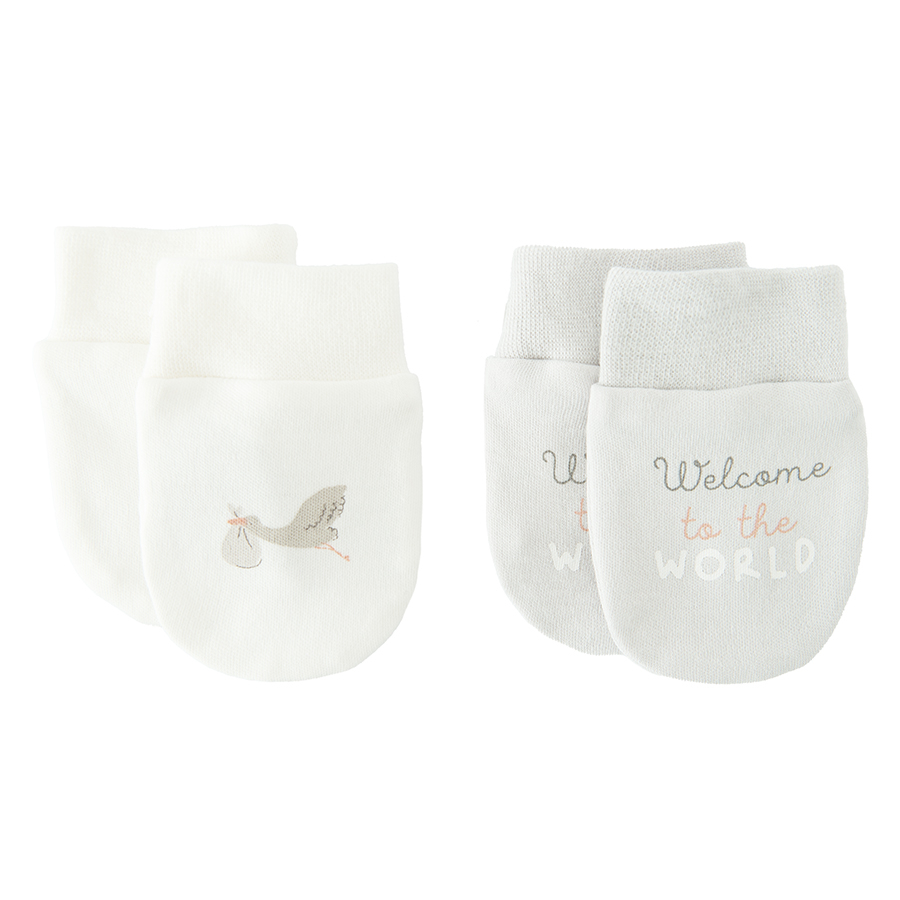 NEWBORN GLOVES 2-PK