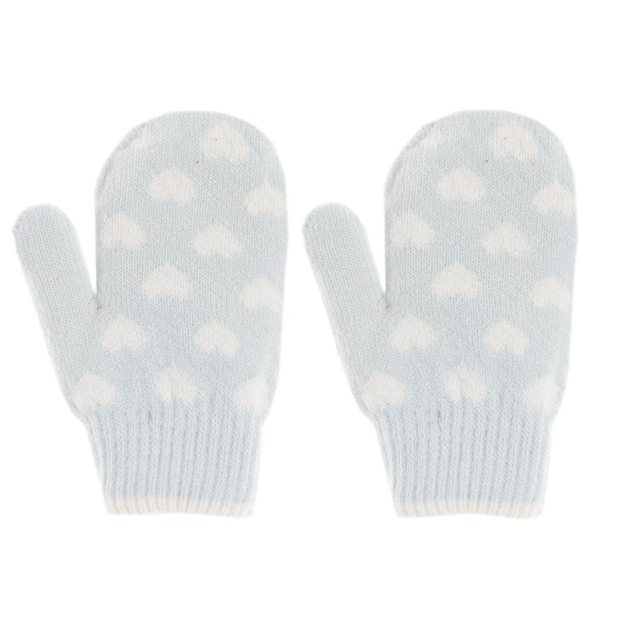 Gloves with hearts