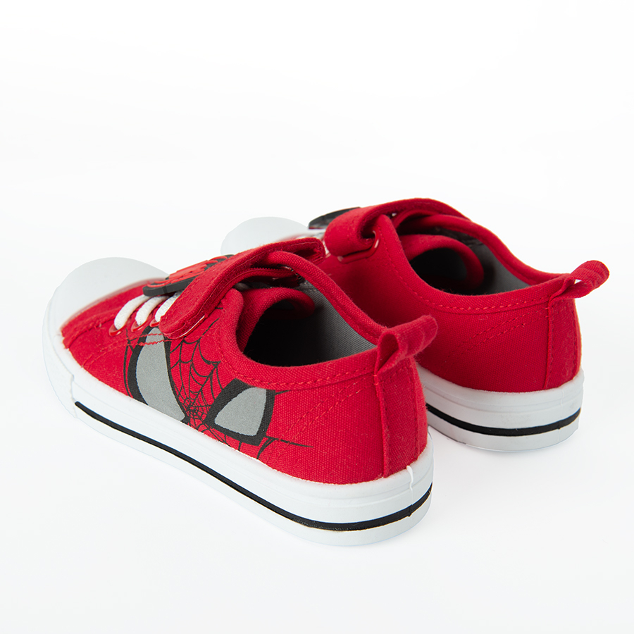 Spiderman red canvas sneakers