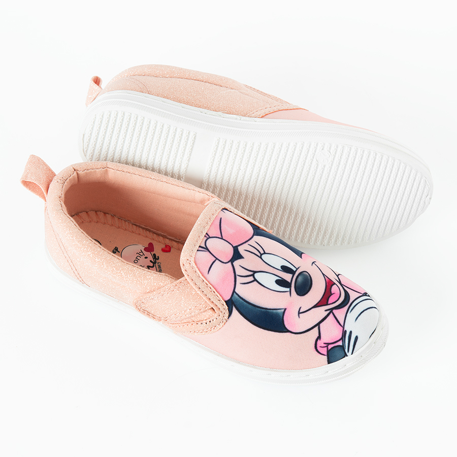 Minnie Mouse canvas slip on shoes