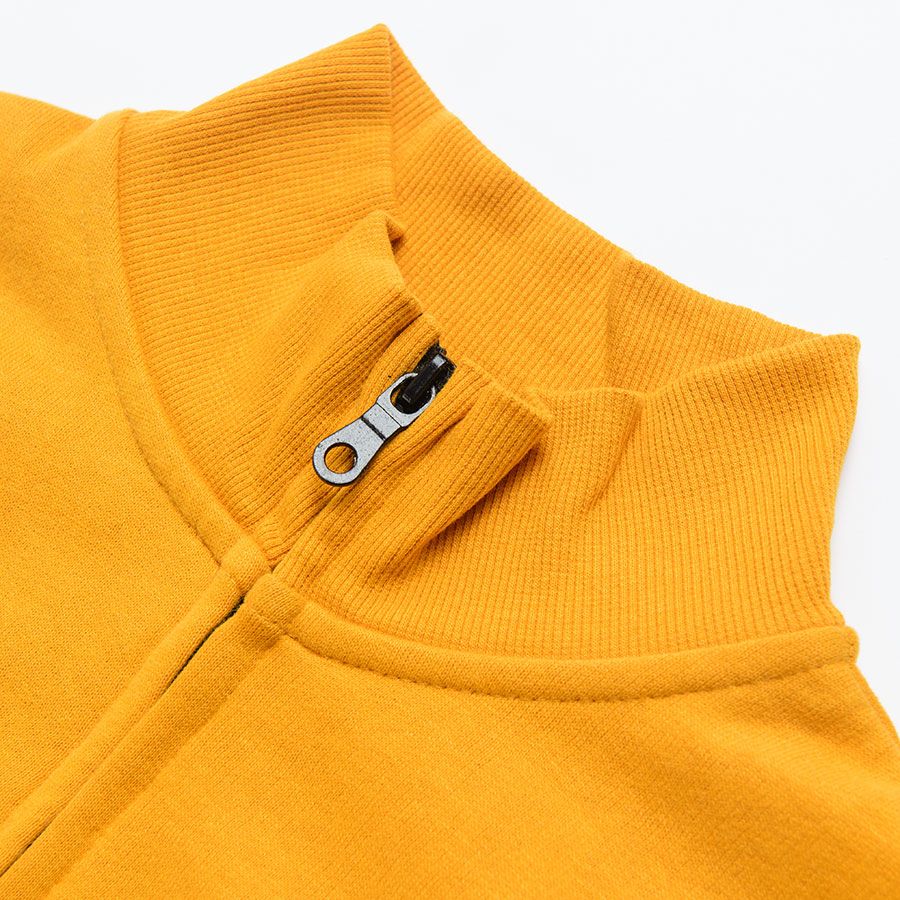 Zip through sweatshirt