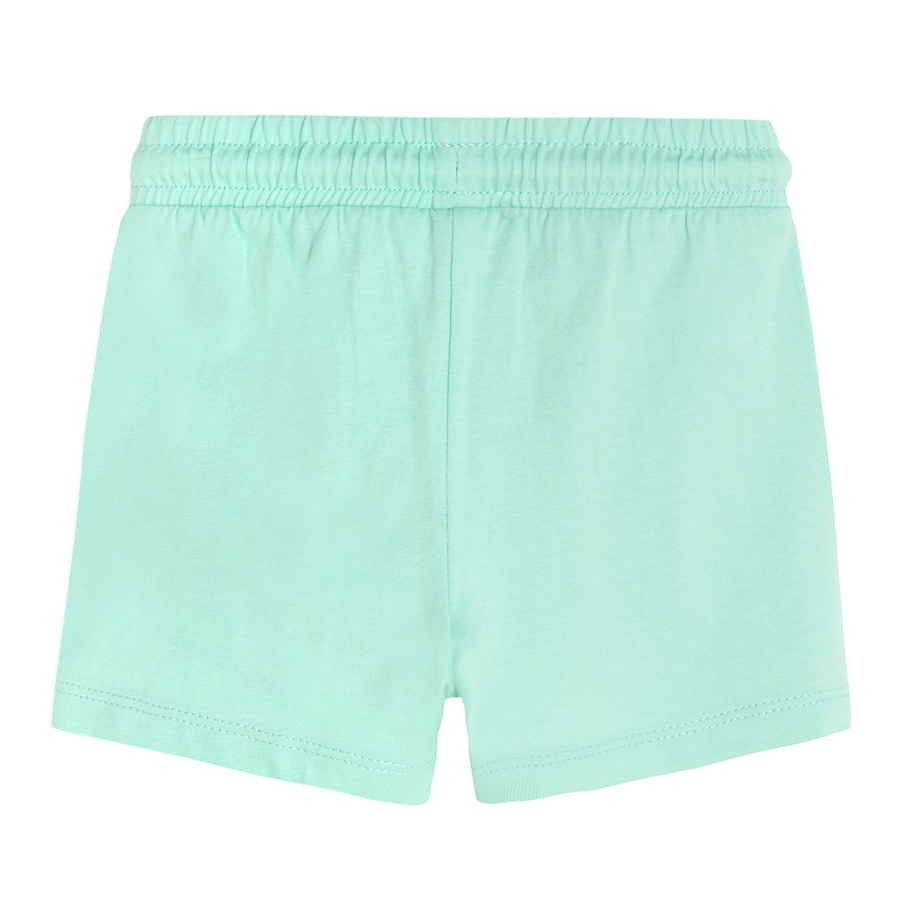 Turquoise shorts