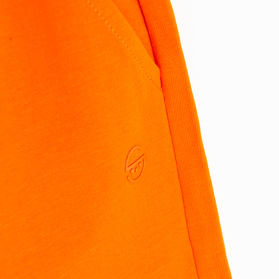 Orange long shorts with cord