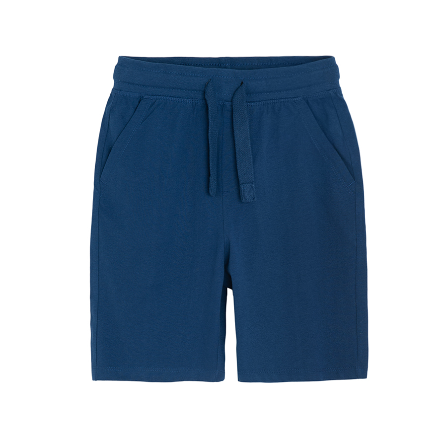 Blue and turquoise shorts with cord- 2 pack