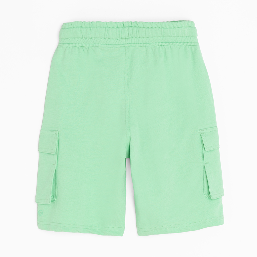 Green shorts with cord