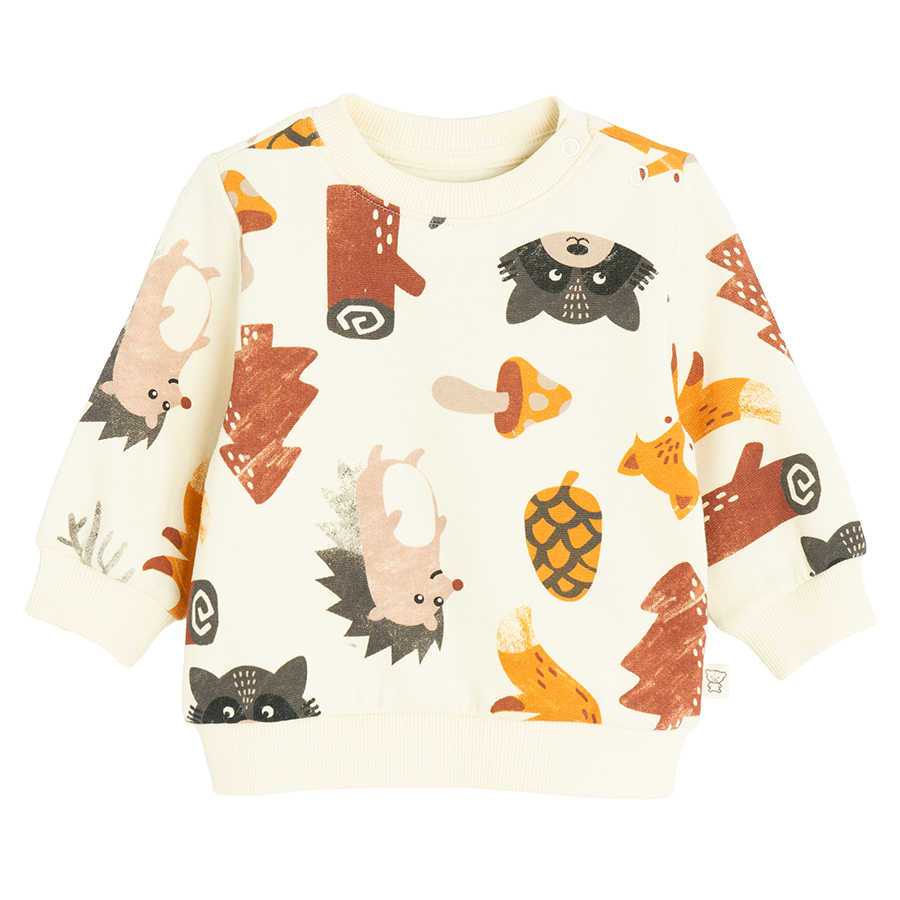 Joggin set with forest animals print- 2 pieces