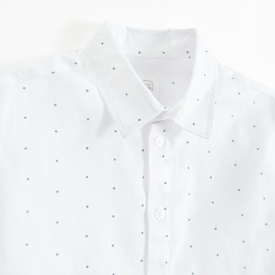 White button down classic shirt