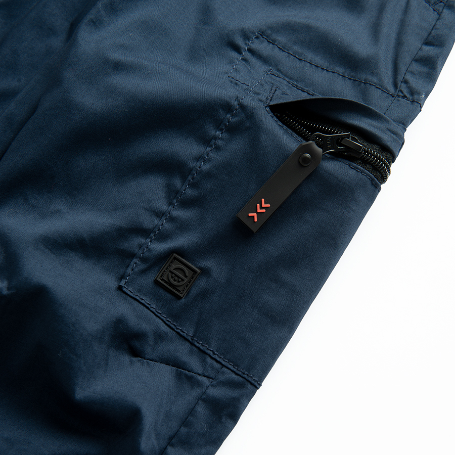 Blue cargo pants