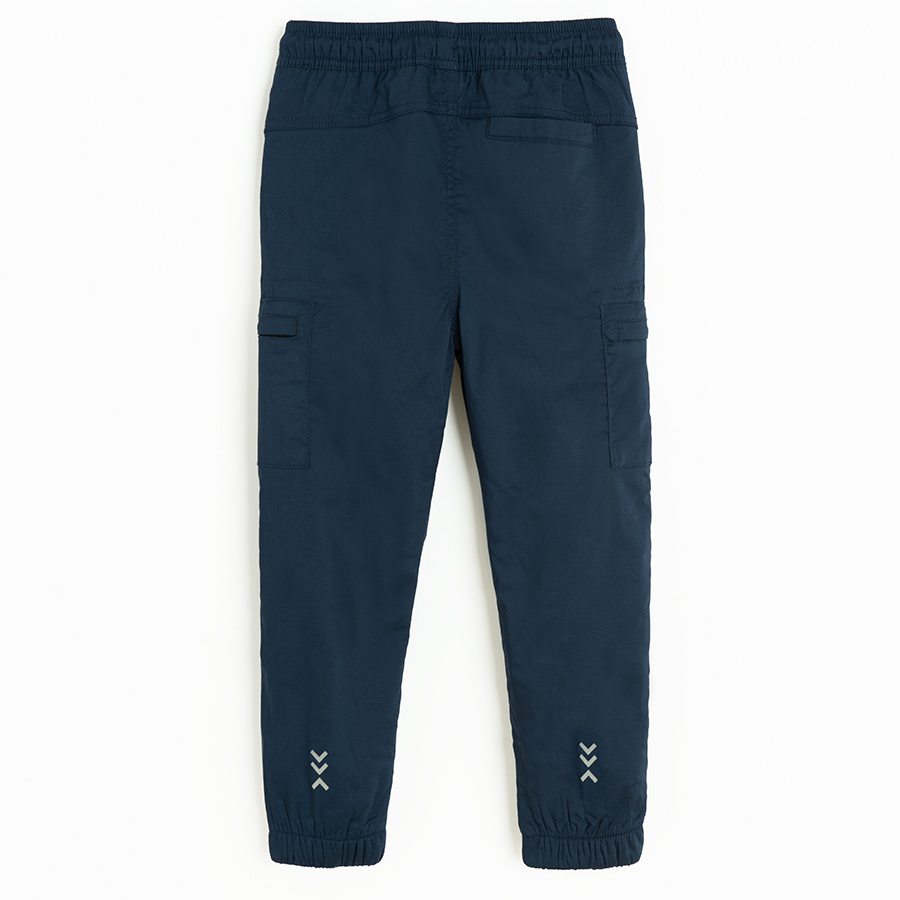 Blue cargo pants