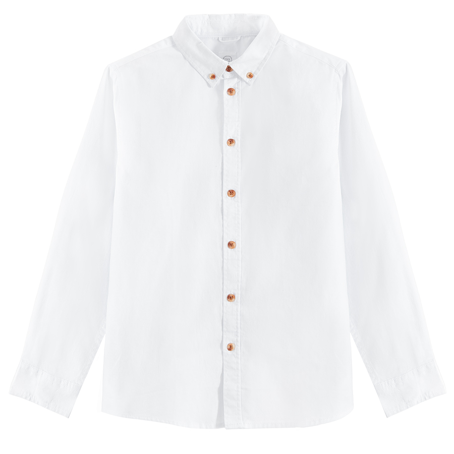 White button down classic shirt