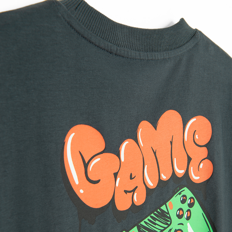 Bluet sweatshirt with gaming print