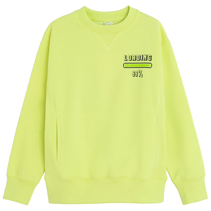 Yellow fluo sweatshirt