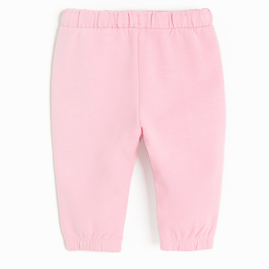 Pink and cream sweatpants with cord- 2 pack