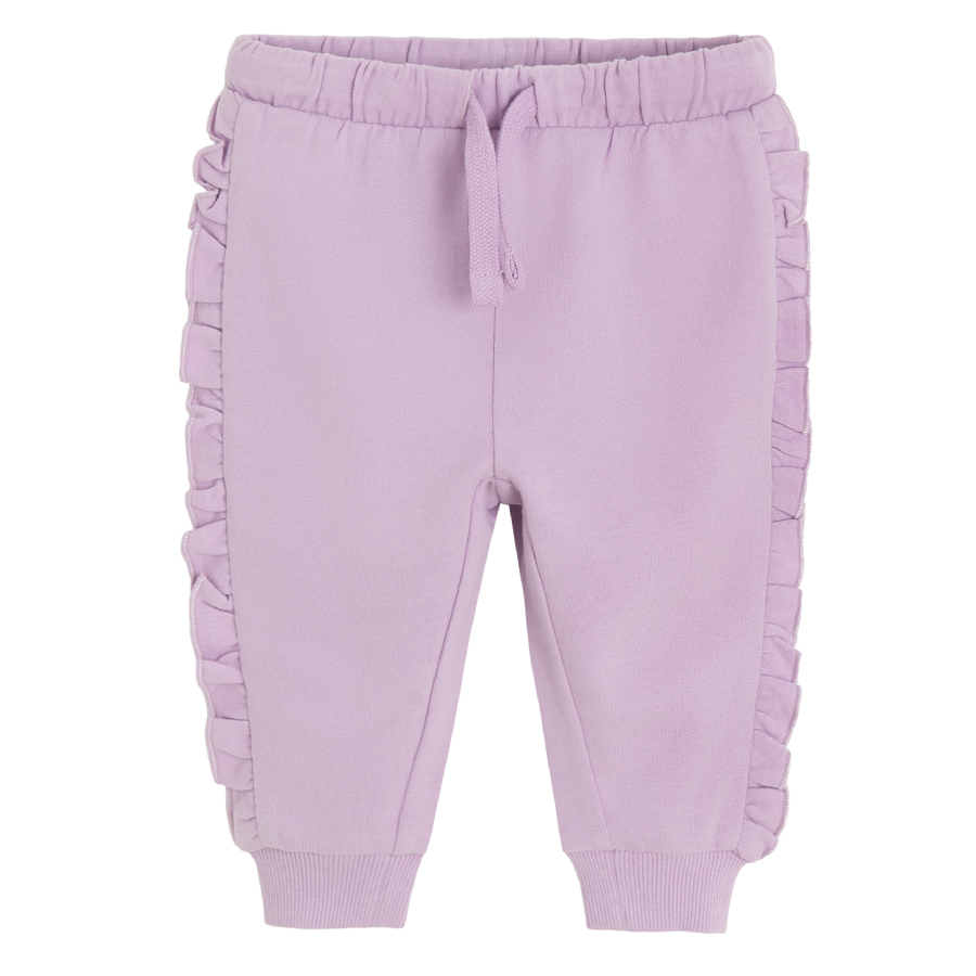 Purple jogging pants