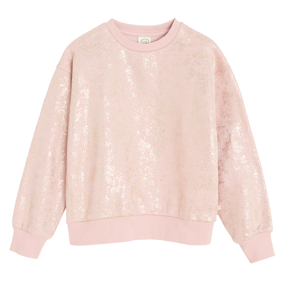 Light pink crewneck on sale