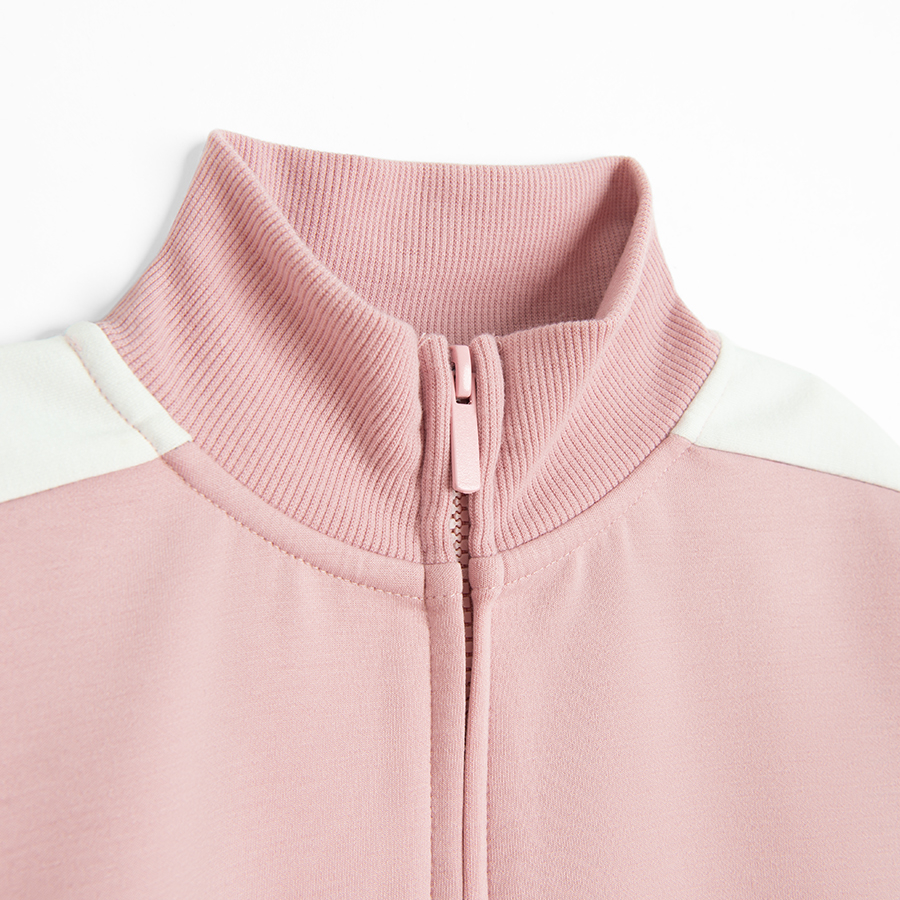 Zip through sweatshirt