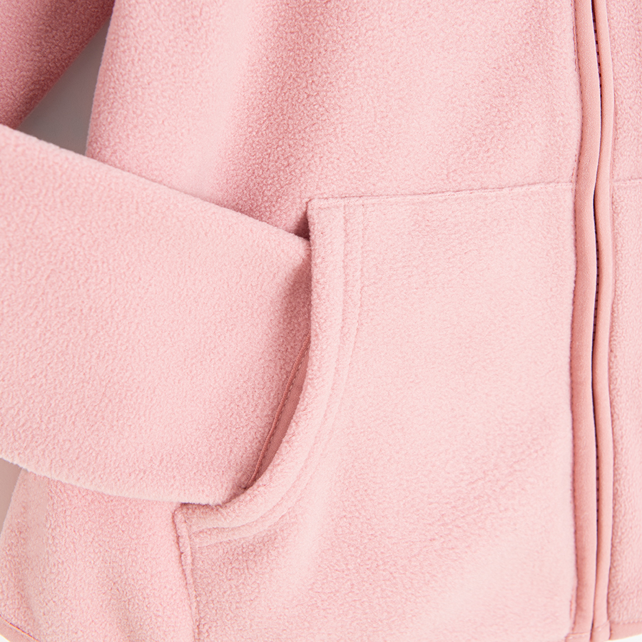 Pink zip through sweatshirt