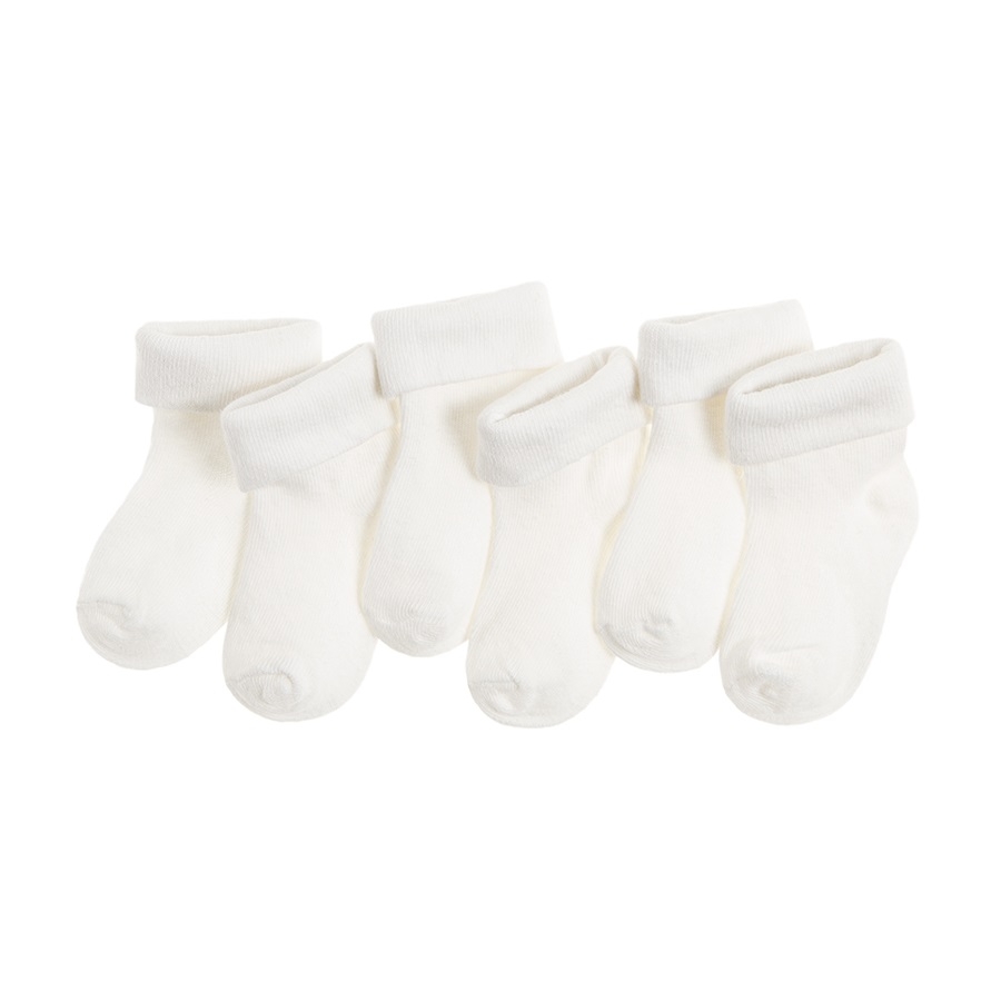 Κάλτσες 3 ζεύγη λευκές