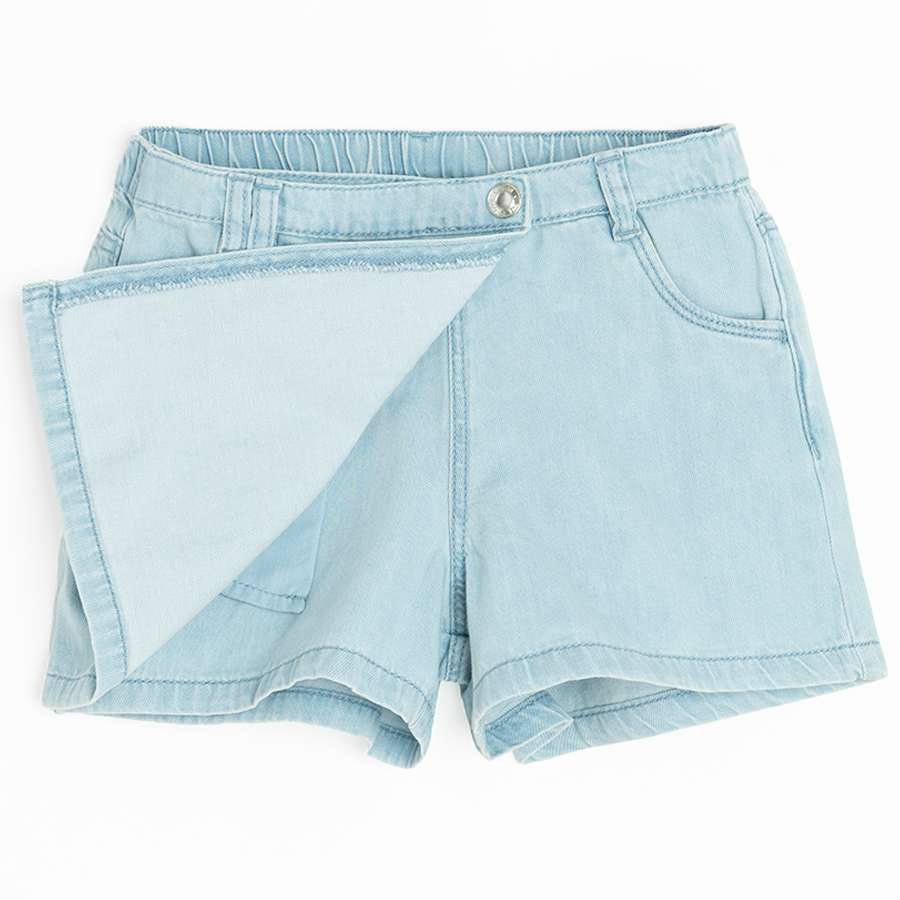 Denim skirt shorts