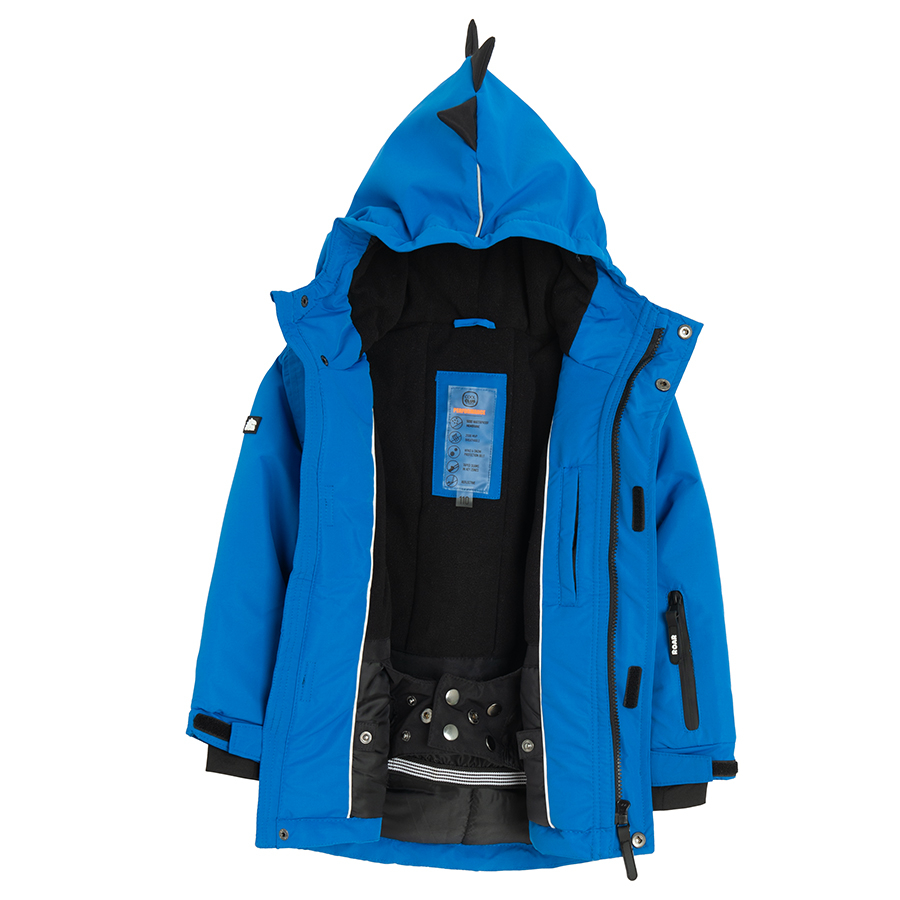 Blue ski jacket