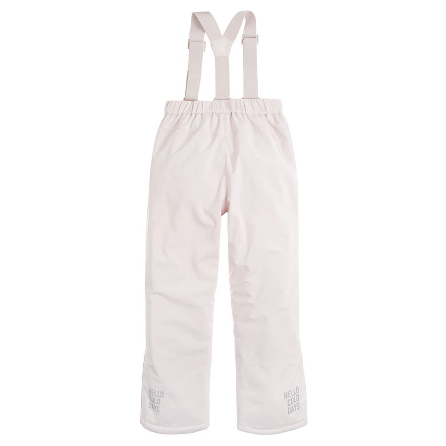 Lilac ski trousers