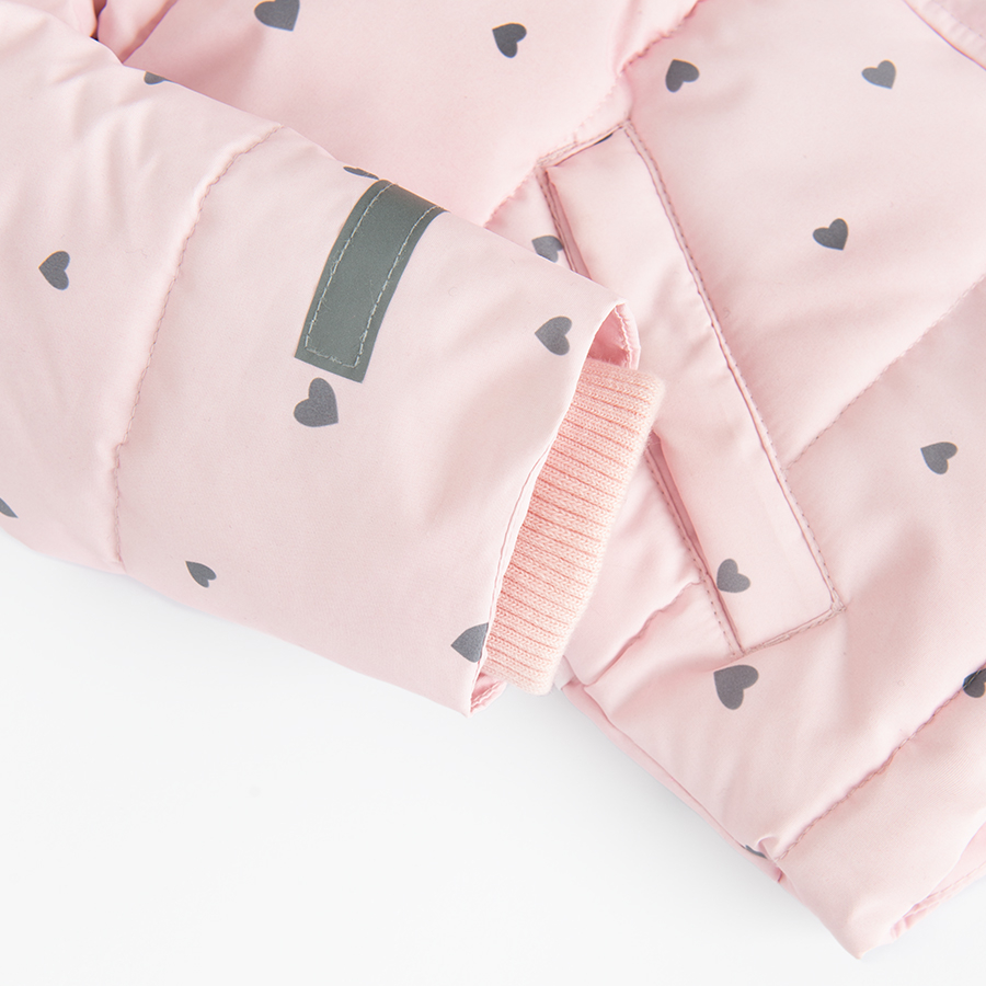 Pink ski jacket and pants- 2 pieces