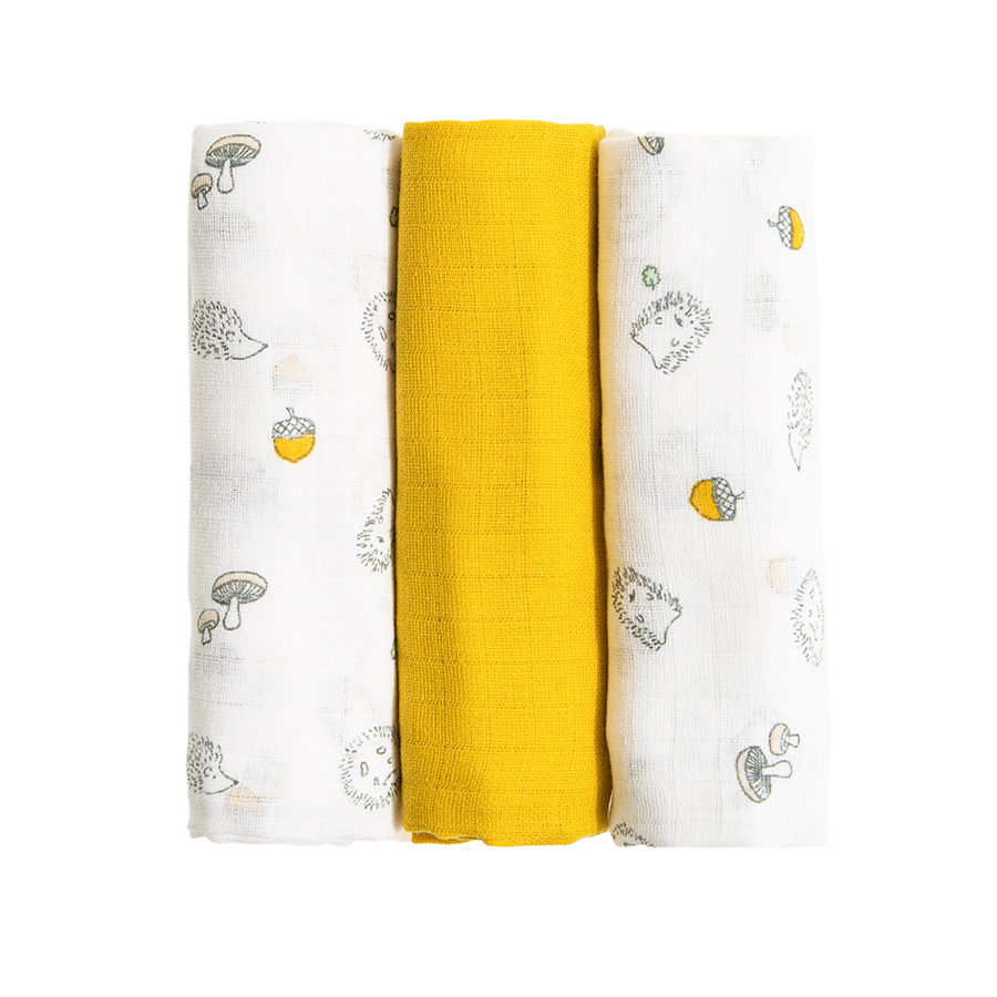 Muslin nuppy 3-pack