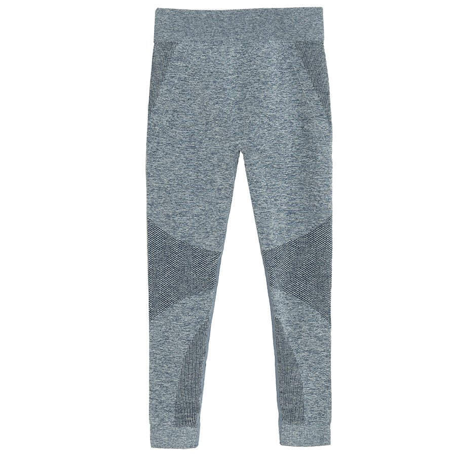 Blue thermal leggings