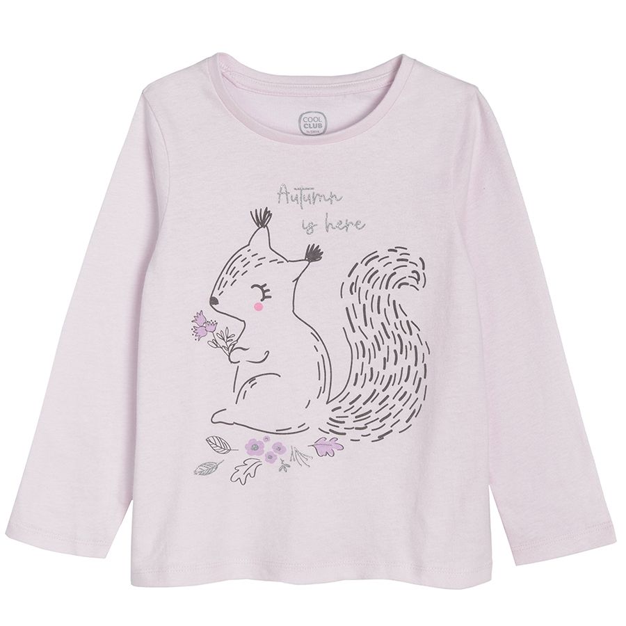 Squirrel pyjamas long sleeve blouse and pants