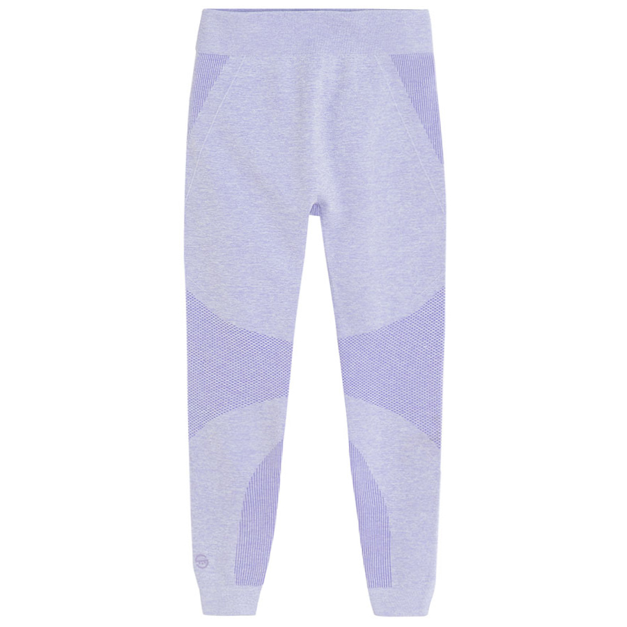 Purple ski thermal leggings