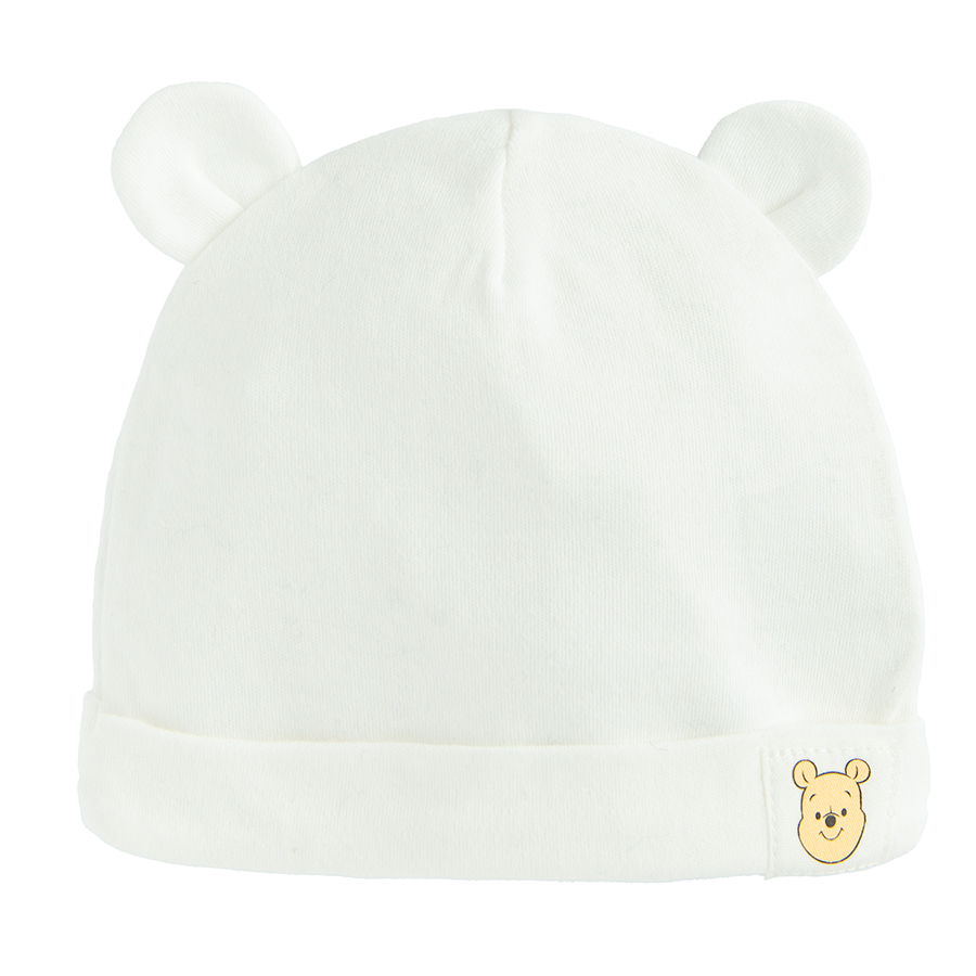 Winnie the Pooh white and pink all year beanies- 2 pack