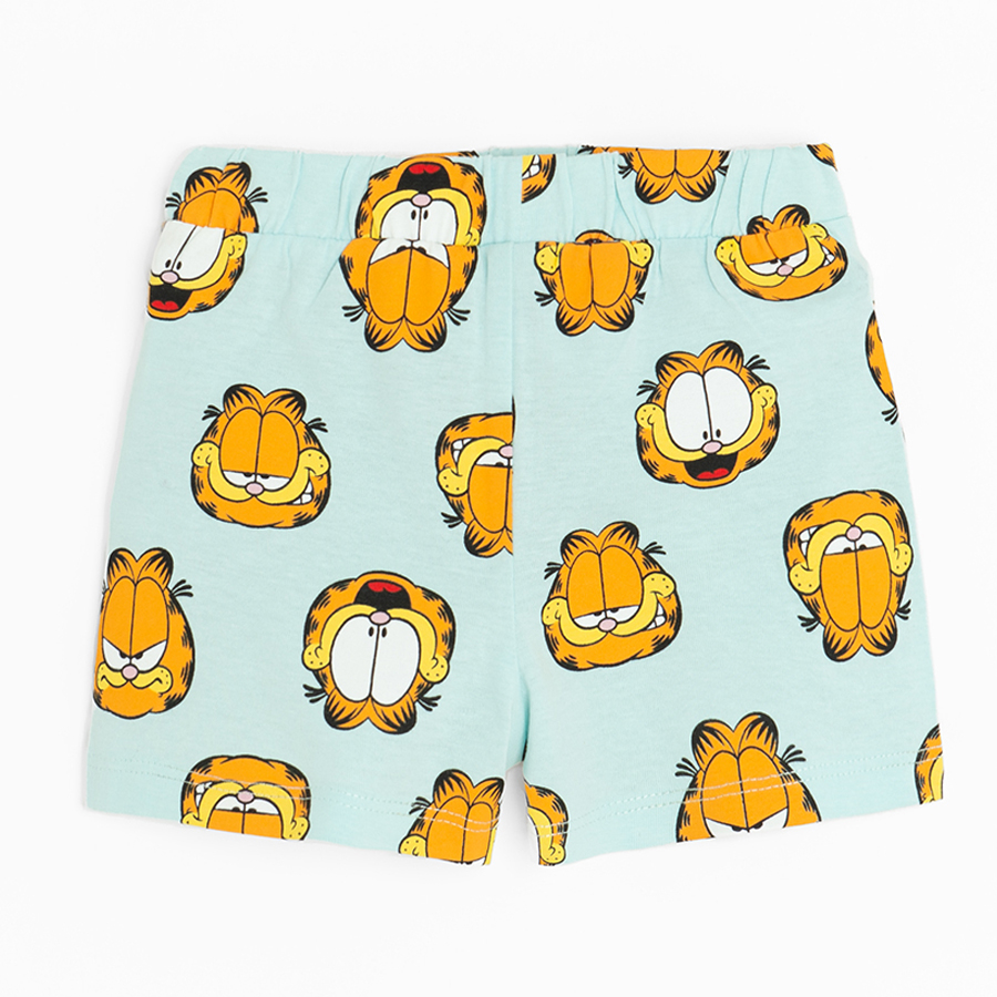 Light turquoise Garfield shorts