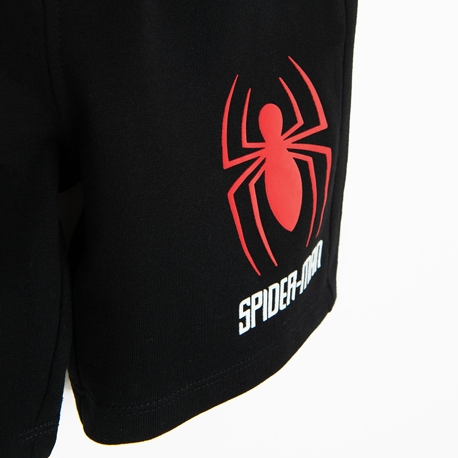 Spiderman black long shorts