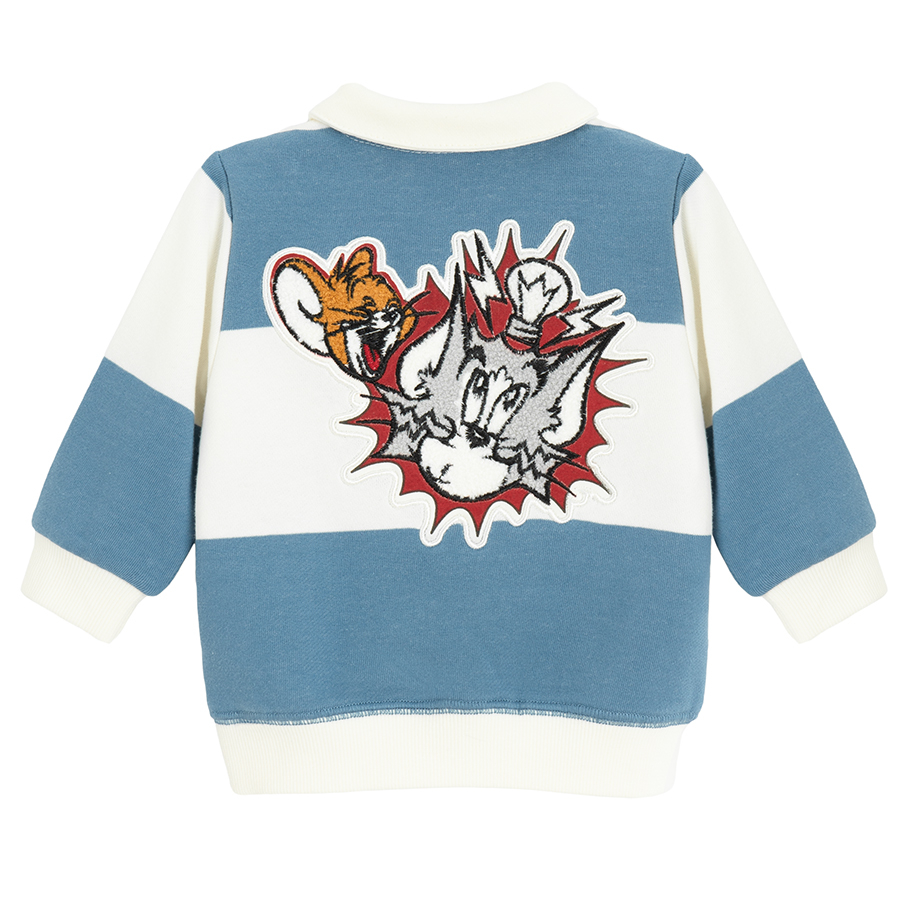 Tom and Jerry stripped sweatshirt