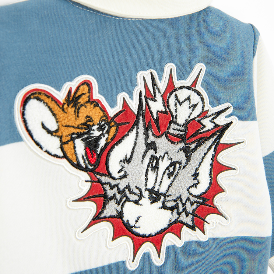 Tom and Jerry stripped sweatshirt