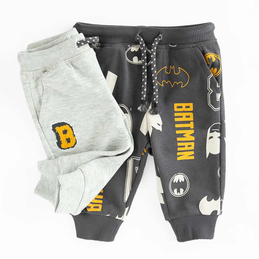 Batman grey and black jogging pants- 2 pack