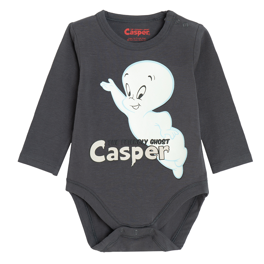 Gasper grey long sleeve bodysuit