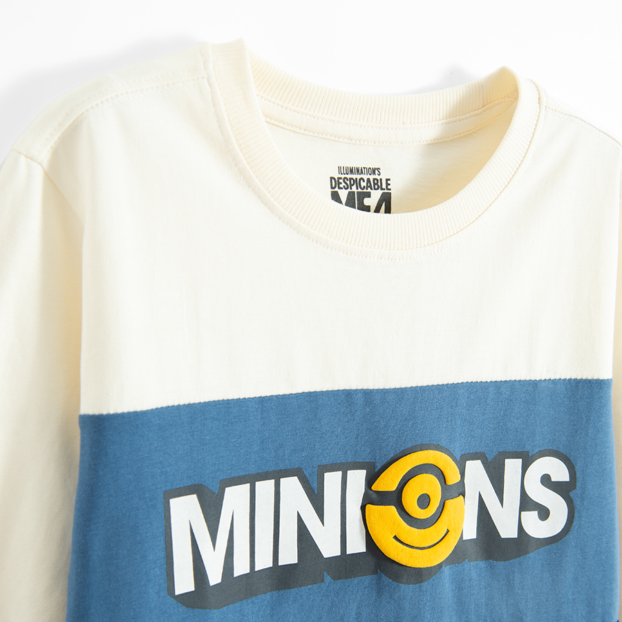 Minions white and blue sweatshirt