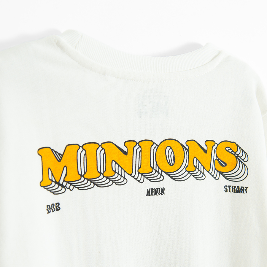 Minions white sweatshirt